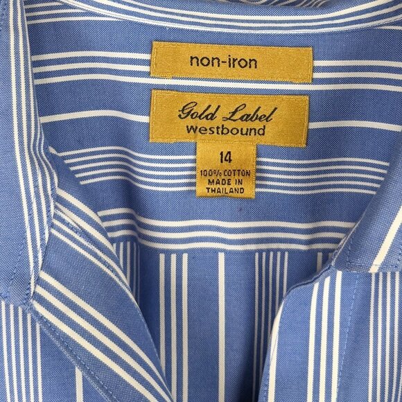 Westbound Gold Label Non Iron Striped Button Down Shirt - Picture 3 of 4
